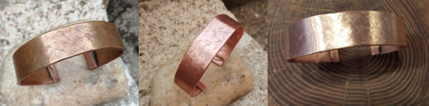 Polissage bracelet cuivre par Koala Shop Bijoux