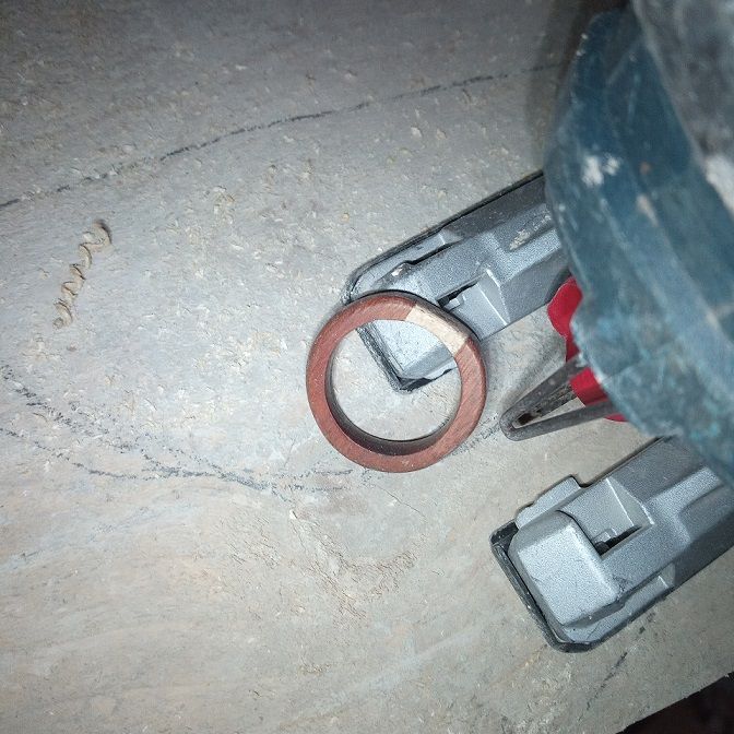 Bague en bois test sur scie sauteuse bosch