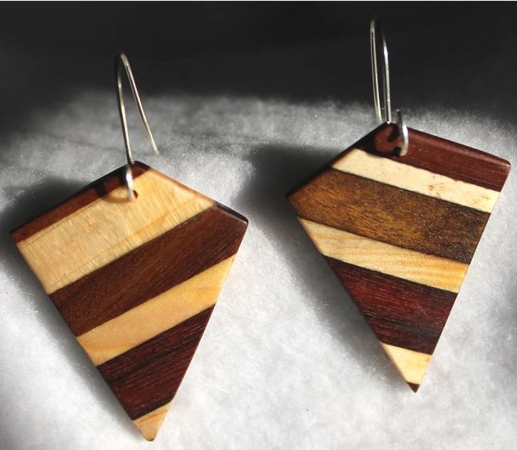Boucles d'oreilles Elenonora, Koala Shop bijoux bois