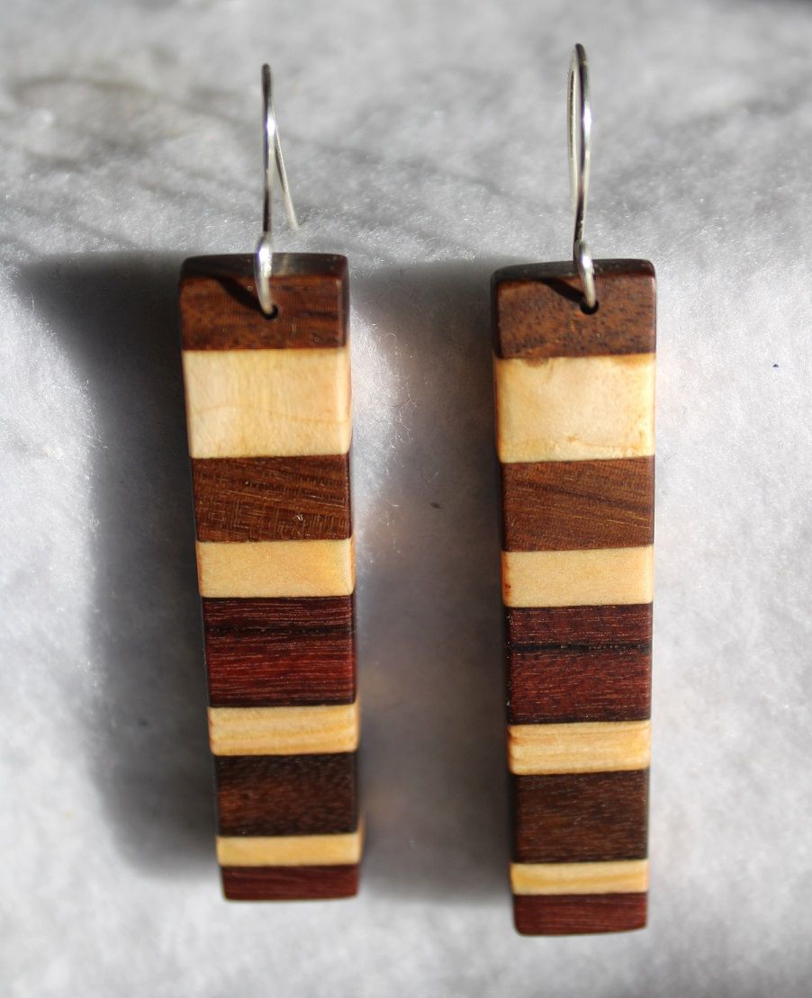 Boucles d'oreilles Oria, collection Savannah Koala Shop bijoux bois