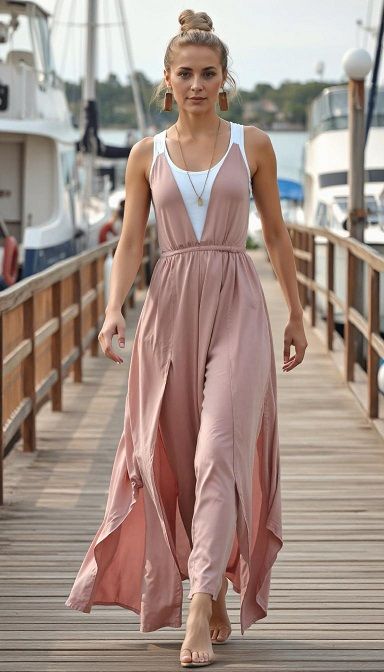 Robe longue et bijoux bois Koala Shop