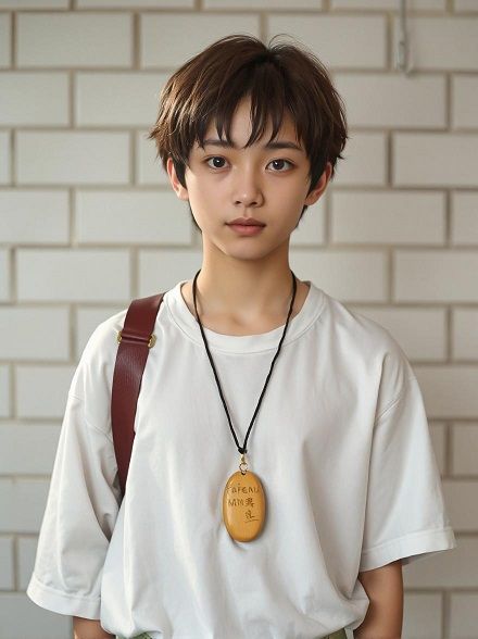 Adolescent avec pendentif en bois Koala Shop