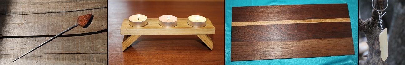 Marque-pages, bougeoirs, planche à découper, porte-clés pour la fête des mères